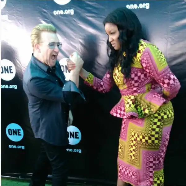 Waje, Omotola, Femi Kuti, Cobhams Asoquo, Others Hangout With Bono [See Photos]